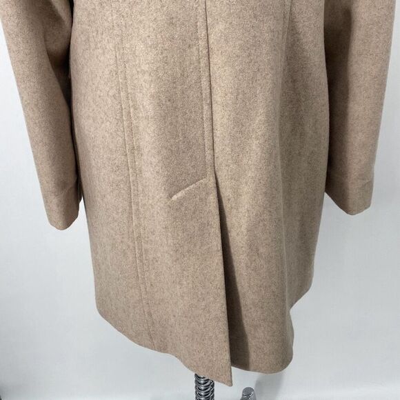 London Fog M Wool Blend Button Down Single Breasted Collared Winter Dress Coat O - Picture 12 of 14